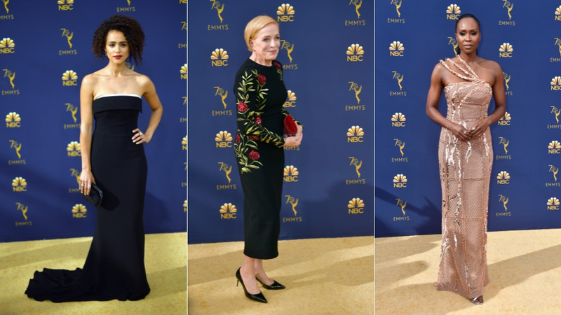 Illustration for article titled All the Demure & Sparkly Shit on the 70th Annual Emmys Red Carpet